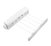 Retractable 18M 5 Line Laundry Airer Washing Line Clothes Dryer Wall Mounted
