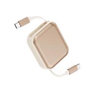 Retractable 240W USB C Fast Charging Cable For Phone 15 16 17 Laptops 480Mbps Data Transfer ABS Metal Construction