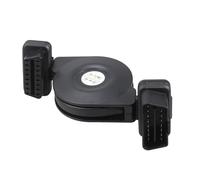Retractable 3-Stage OBD2s Extender 90cm Low Profile Design For Vehicle Scanners & Devices