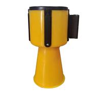 Retractable 5m Traffic Control Tape - Crowd Management, Event Safety, Pedestrian Protection, Hazard Zone Marking - Perfect for Cones, Emergency Use & Outdoor Events