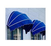 Retractable 60cm Dome Waterproof UV & Rain Protect Canopy for Doors &CustomizableShelter with Canvas Cover & Fittings