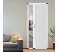 Retractable Accordion Door84in High Room Divider for Bedroom Patio Closet OfficeEasy InstallationAvailable in White Yellow Blue (30in x 8)