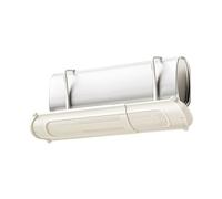 Retractable Air Conditing Vent r Thickened Material A C Vent Cover for Wall Mounted Units Year Round Use in Winter & Summer (White)