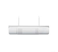 Retractable Air Deflector for Wall Mounted Air Conditioning, Airflow Guide Partition with Anti Direct Blowing and Windshield Function (Cotton filter)