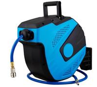 Retractable Air Hose Reel 1/2" Hose 15m Long Workshop Prestige Equipment Quality