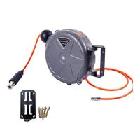 Retractable Air Hose Reel,32.8ft Wall Mount Heavy Duty Auto Rewind - Air Reel Retractable,for Machine Tool Maintenance Automotive Repair Workshops Garage Home Studio