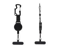 Retractable Anti Theft Phone Holder, 2 Pack Phone Safety Strap Anti Theft, Extendable Key Chain Lanyard Holder PhoneStrap with Carabiner Keys Cellphone Accessories for Travel Hiking