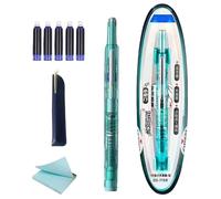 Retractable Assembly Pen - Fountain Pens | Fast Drying Gel Pens | Letters | Drawing Writing | Smooth Writing | Fine Pen Set