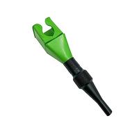 Retractable Auto Fuel Funnel - All Purpose Automotive Funnels for Cars and Motorcycles - Plastic Flexible Water Pipe Nozzle (Green, 21x5x5cm)