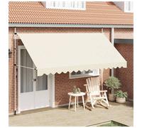 Manual Retractable Awning 180 g / m² Polyester with PU Coated Sun Shade vidaXL