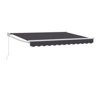 Retractable Awning Door Canopy Garden Patio Awning Fabric and Aluminium vidaXL
