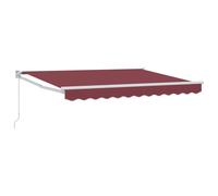 Retractable Awning Door Canopy Garden Patio Awning Fabric and Aluminium vidaXL