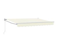 Retractable Awning Door Canopy Garden Patio Awning Fabric and Aluminium vidaXL