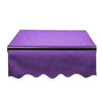 Retractable Awning Fabric 5.5x2m UV Protection Canopy for Balcony Garden & Patio Weather Resistant Outdoor Shade Solution