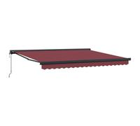 Retractable Awning Fabric&Aluminium Patio Awning Retractable Canopy vidaXL