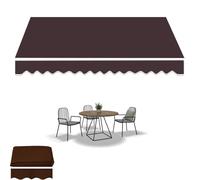 Retractable Awning Fabric Replacement for Patio Sunshade Shelter Canvas - Cover for Yard, Deck, Outdoor, Garden