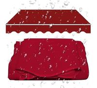 Retractable Awning Fabric Replacement Top Cover, Water-Resistant Sunshade Shelter Canvas for 10ft to 20ft Awnings, Ideal Sun Shade Solution