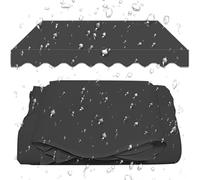 Retractable Awning Fabric Replacement Top Cover, Water-Resistant Sunshade Shelter Canvas for 10ft to 20ft Awnings, Ideal Sun Shade Solution