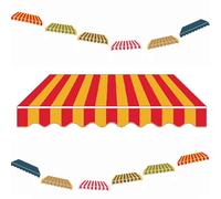 Retractable Awning Fabric Replacement - Waterproof Sunscreen Canvas Top Cover for Outdoor Sunshade, Ideal for Doors and Windows, Size 8' x 10'