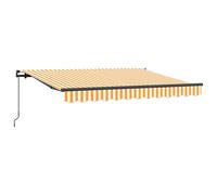 Retractable Awning Fabric Shade Solution Outdoor Canopy Patio Sun vidaXL