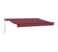 Retractable Awning Fabric Shade Solution Outdoor Canopy Patio Sun vidaXL