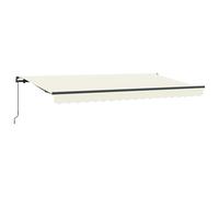 Retractable Awning Fabric Shade Solution Outdoor Canopy Patio Sun vidaXL