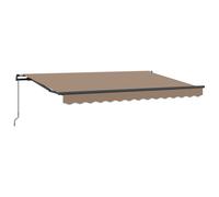 Retractable Awning Fabric Shade Solution Outdoor Canopy Patio Sun vidaXL