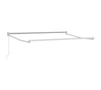 Retractable Awning Frame Aluminium Outdoor Modern Garden Shade Weather vidaXL