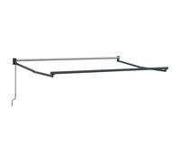 vidaXL Manual Retractable Awning Frame White 3 x 2 m Aluminium