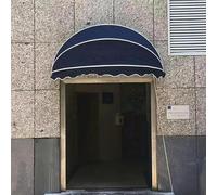 Retractable Awning - French Curved Dome Canopy for Windows and Doors, Foldable Design for Sun and Rain Protection, Ideal for Patios and Entries