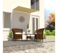 Retractable Awning Outdoor Garden Canopy Patio Sun Shade Shelter Multi Sizes