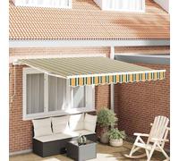 Retractable Awning Manual Multicolour 350 x 250 cm