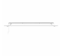 Retractable Awning Multicolour 400x300cm Polyester Aluminium Manual Patio Shade