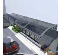 Retractable Awning, Outdoor Patio Sun Shade, Waterproof Front Door Canopy, Easy Install Curved Window Cover