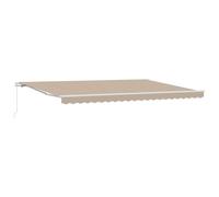 Retractable Awning Polyester and Aluminium Garden Outdoor Patio Canopy vidaXL
