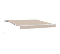 Awning Beige 450 x 300 x 165 cm Polyester and Metal