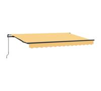 vidaXL Retractable Awning Sand 300 x 250 cm Polyester and Aluminium