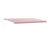 Retractable Awning Polyester and Aluminium Garden Outdoor Patio Canopy vidaXL