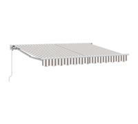 Retractable Awning Polyester and Aluminium Outdoor Shade Solution Patio vidaXL