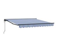Retractable Awning Polyester and Metal Sun Shade Solution Patio Canopy vidaXL