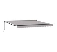 Retractable Awning Polyester and Metal Sun Shade Solution Patio Canopy vidaXL