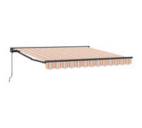 Retractable Awning Polyester and Metal Sun Shade Solution Patio Canopy vidaXL