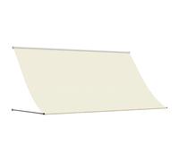 Retractable Awning Privacy Screen Outdoor Sunshade Fabric and Steel vidaXL