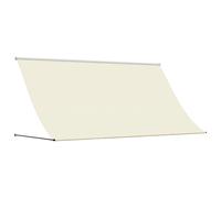 Retractable Awning Privacy Screen Outdoor Sunshade Fabric and Steel vidaXL