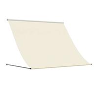 Retractable Awning Privacy Screen Outdoor Sunshade Fabric and Steel vidaXL