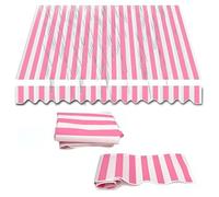 Retractable Awning Replacement Cloth 16x12ft/12x10ft/10x8ft/8x6.5ft Replacement Awning Fabric Outdoor Awning Cover Patio Sun Shade Canopy Polyester Canvas For Window Door(Pink,2x1.5m/6.5x5ft
