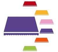 Retractable Awning Replacement Fabric, 5x1.5m Purple Sunshade with Valance, Patio Awning Cover for Windows & Doors, Outdoor Market Canopy, UV Protection