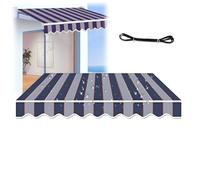 Retractable Awning Replacement Fabric Outdoor Polyester Canopy Cover for Patio 8x9ft (250x270cm) Sunshade Durable UVResistant Material