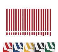 Retractable Awning Replacement Fabric - Outdoor Sun Shade for Doors/Windows 6.5x5ft Blue/White Stripes - UV Protection & Weather-Resistant Patio Cover