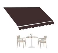 Retractable Awning Replacement Fabric, Outdoor Sun Shade Shelter Cover for 8ft-20ft Awnings, Durable Weather-Resistant Cloth, 13x8.2ft Size, Easy Installation
